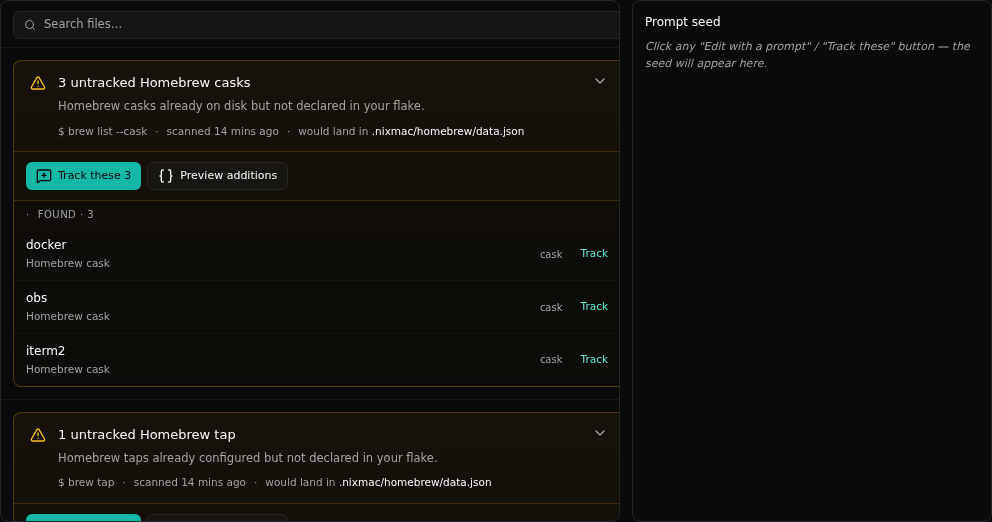 Widget/Filesystem/FileList › Untracked Section
